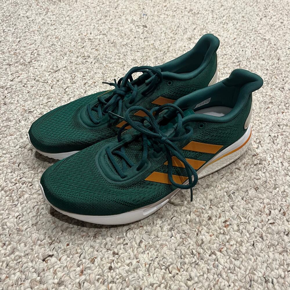 Adidas Supernova Miami Hurricanes Running Shoes Sz 13 Athleisure Casual